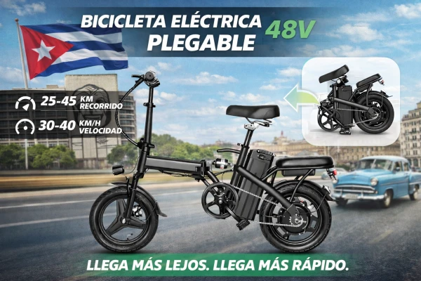 Bicicleta electrica plegable 48V's foto | SOUVENIR |  BizneCubano